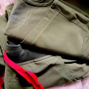 FIGS Dark Olive scrub set- XL